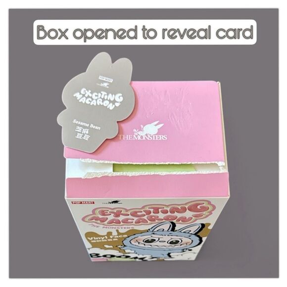 Pop Mart The Monsters Exciting Macaron Labubu Sesame Bean - Picture 6 of 15